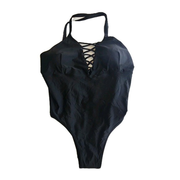 Ekouaer Other - Ekouaer Elegant Inspired Vintage Black Pin up One Piece Swimsuit Size XXL
